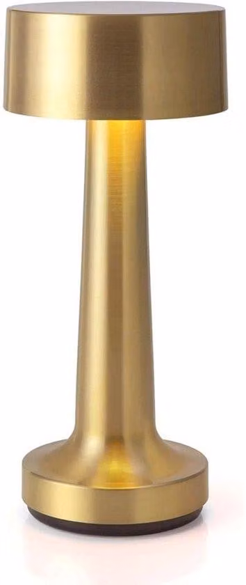 Lampade a LED per comodini, tavolini, hotel e ristoranti - 3W - 3000K - Dimmerabili - Lampada a LED ricaricabile con luce integrata da 3W