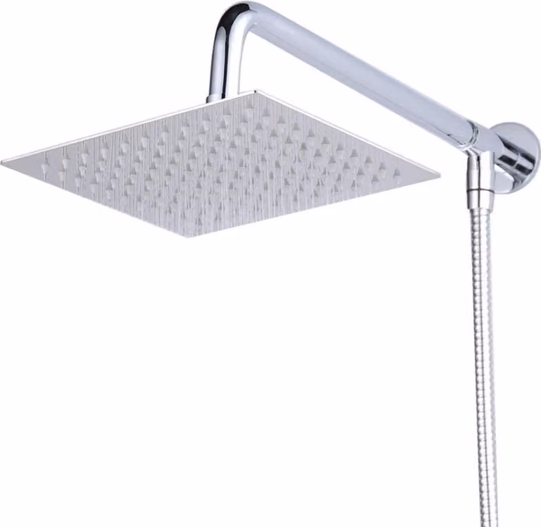 Soffione Luxe - acciaio inox lucido - 40 cm