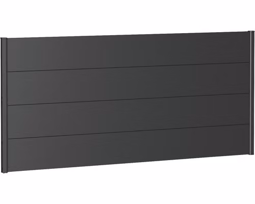 Recinzione metallica Biohort 200 x 90 cm zincata a caldo grigio scuro metallizzato