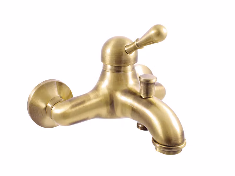 Slezák-RAV: Miscelatore per vasca da bagno Labe - Old Brass L454.5SM Old Brass (bronzo) Brass All-metal 150 mm