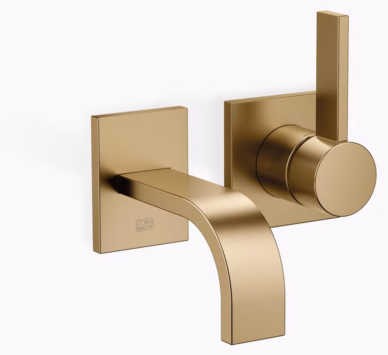 Dornbracht MEM Mitigeur monocommandé mural pour lavabos sans vidage, saillie 125mm, 36867782-39, 36867782-39