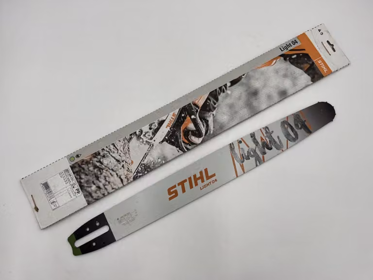 Lama guida STIHL Light 04, 50 cm, passo 3/8", spessore 1,6 mm, codici: 30030087721, 30030086121