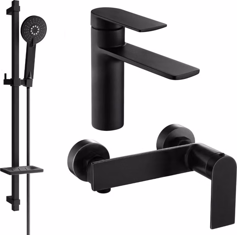 Mexen Zero DQ40 set doccia, nero - 71104DQ40-70