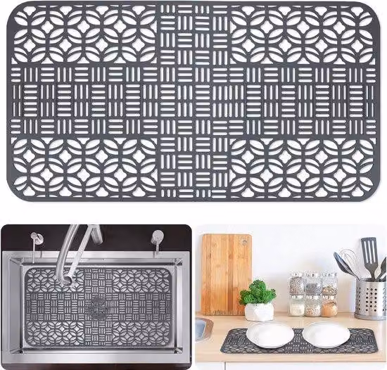 Tappetino in silicone, pieghevole, antiscivolo, tappetino in silicone per la vasca da bagno