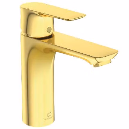 Ideal Standard Connect Air miscelatore per lavabo senza scarico Grande, sporgenza 125 mm A7055A2 Oro spazzolato