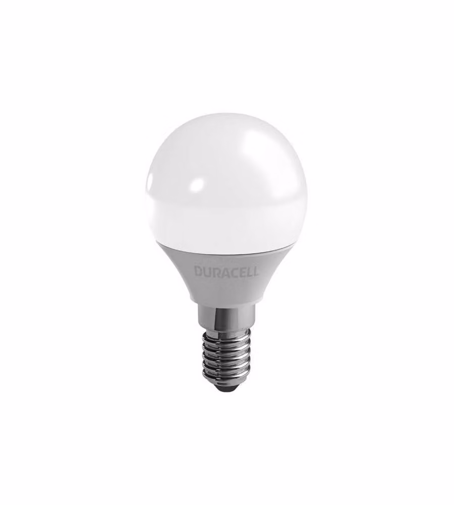 Lampada Led Sfera E14 W 5,9 2700K         Duracell