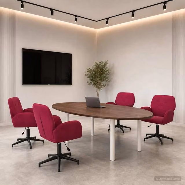 Sedie da scrivania girevoli 4 pz Velluto 54 x 55 x 90 cm 3428333