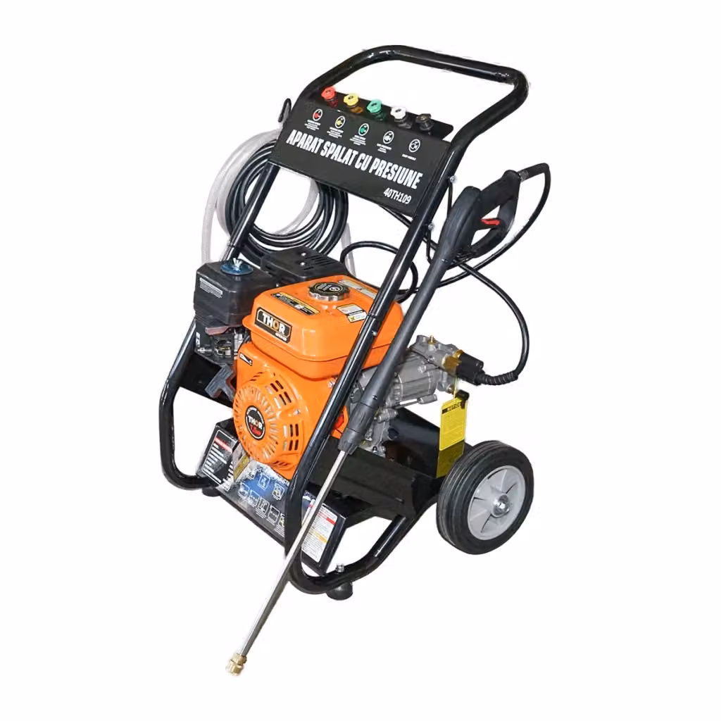 Idropulitrice a scoppio Thor 7,5 CP 20 MPa arancione con tubo da 7,5 m e pistola – 2