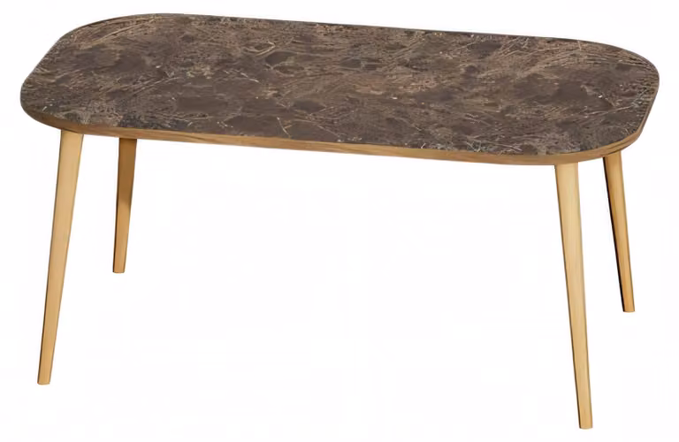 Moderner Couchtisch aus Holz in Braun
