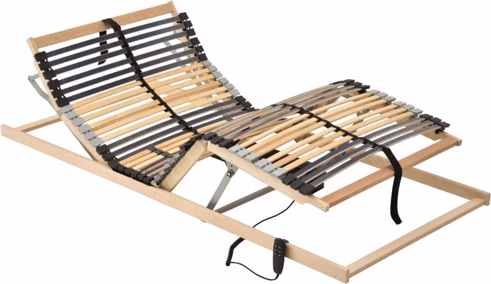 Maison Exclusive - Rete a doghe elettrica con 42 doghe, 7 zone, 80x200 cm