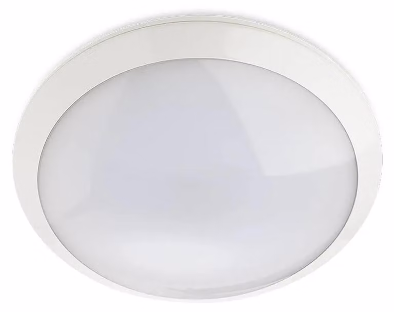 XEDGE RND. SURF. con sensore di movimento/luce diurna, 20W, 220-240V AC, 3 temperature di colore, marca SWITCH, CRI 80, grado di protezione IP66, angolo di illuminazione 110°, colore bianco