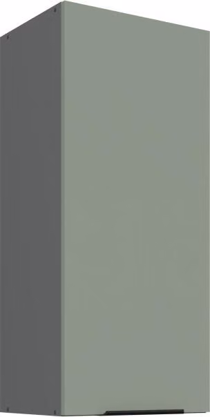 Mobiletto a muro alto LUNARA - larghezza 40 cm, verde/antracite