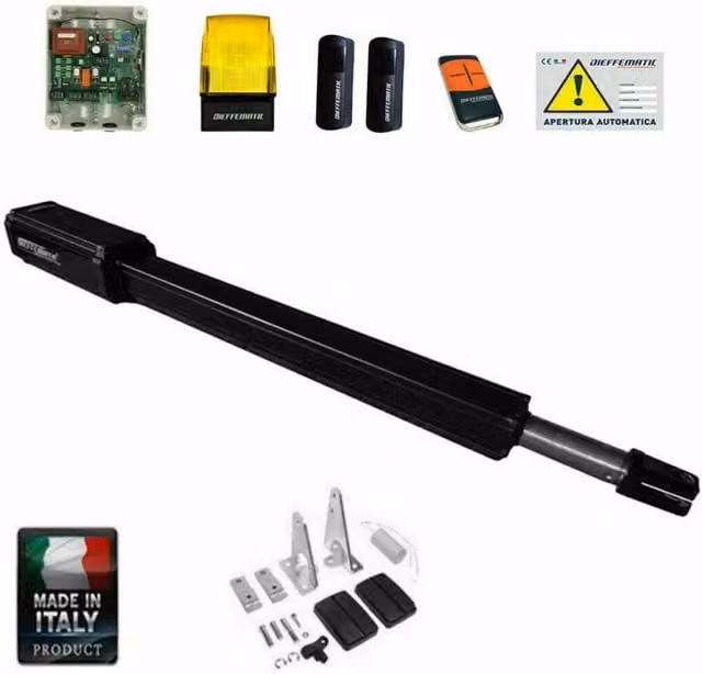 KIT VH 400 A SINGOLO BATTENTE ANTA 230V APRICANCELLO APRI AUTOMATICO ELETTRICO