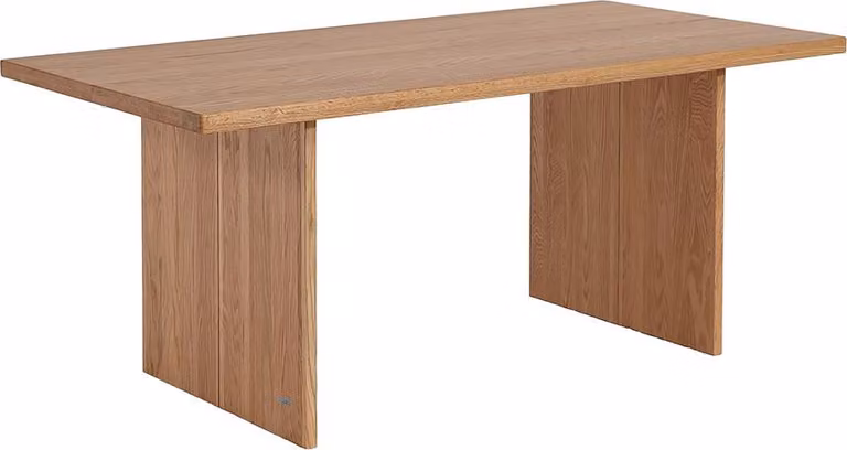 Home Deluxe Tavolo da pranzo FONTAR - rovere naturale, oliato (240 x 100 x 75 cm) | Tavolo in legno massiccio dal design moderno per sala da pranzo e cucina