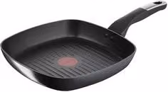 Bistecchiera in alluminio antiaderente Lagostina Unlimited colore nero diametro: 26 cm