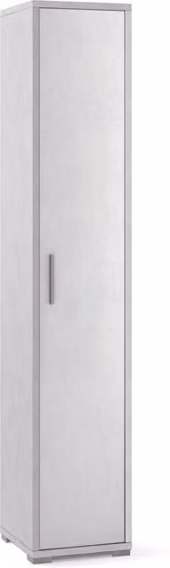 Armadio 1 Anta 39x199x41 cm Ossido Bianco