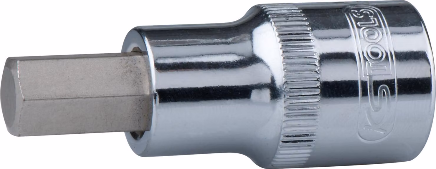 KS TOOLS 1/2" CHROMEplus bit socket esagono corto 1/4" - 918.1703
