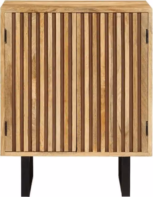 Credenza con 2 Ante 55x35x70 cm in Legno Massello di Mango 354983