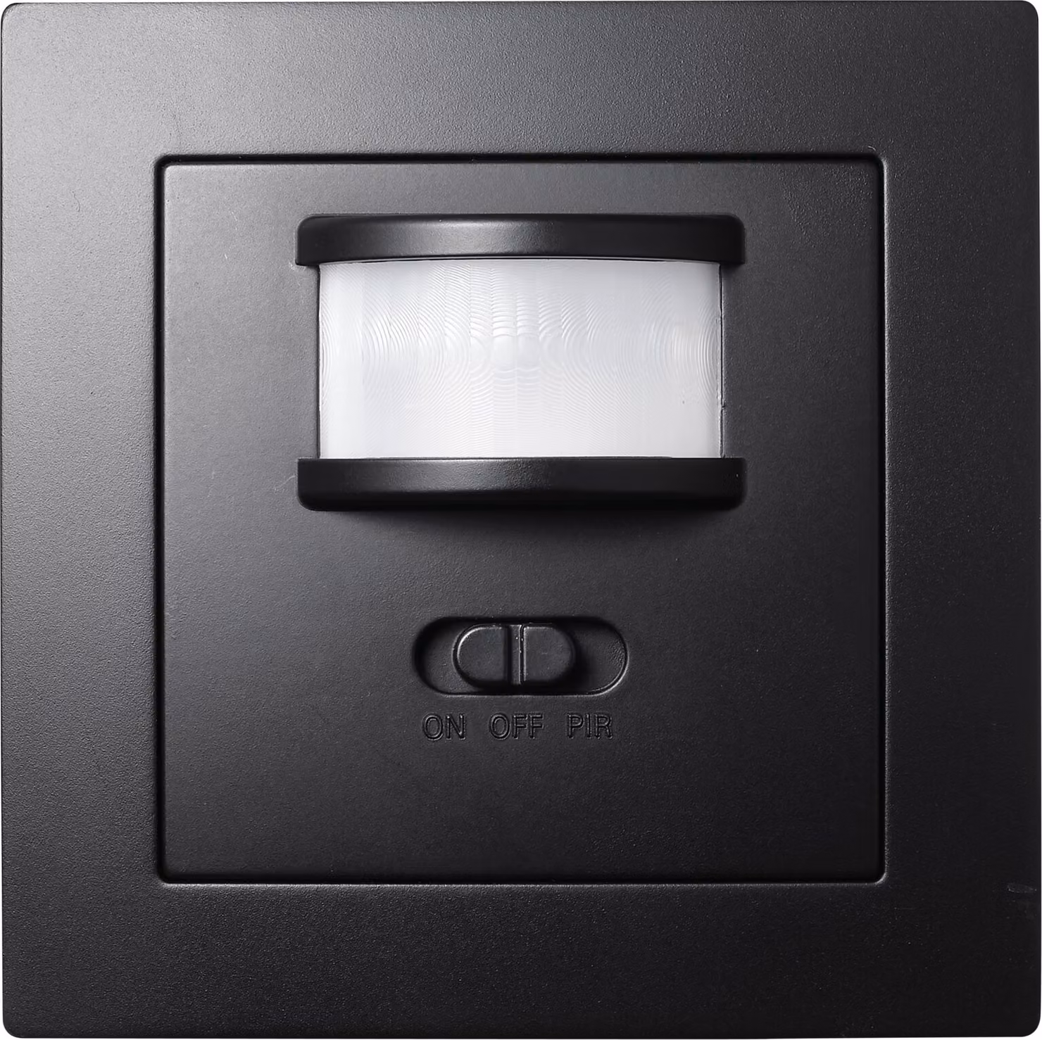 Rilevatore di movimento IR da incasso McPower Flair 160° 750W, LED adatto nero opaco