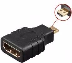 Connettore video Techly da HDMI a Micro HDMI Tipo D F/M Nero