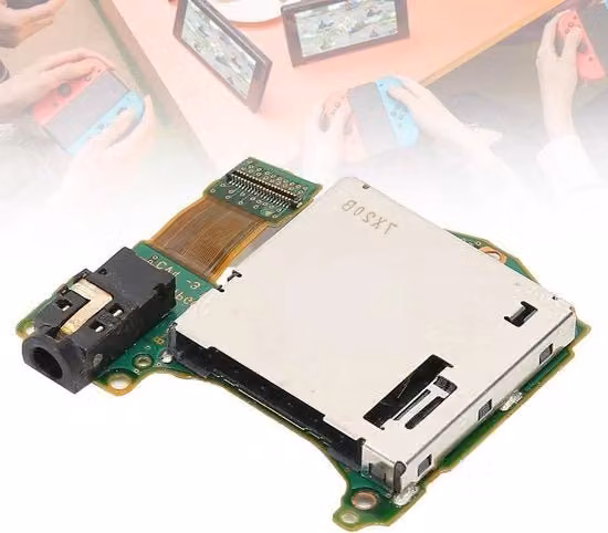 Lettore di schede di gioco Nintendo Switch colore argento