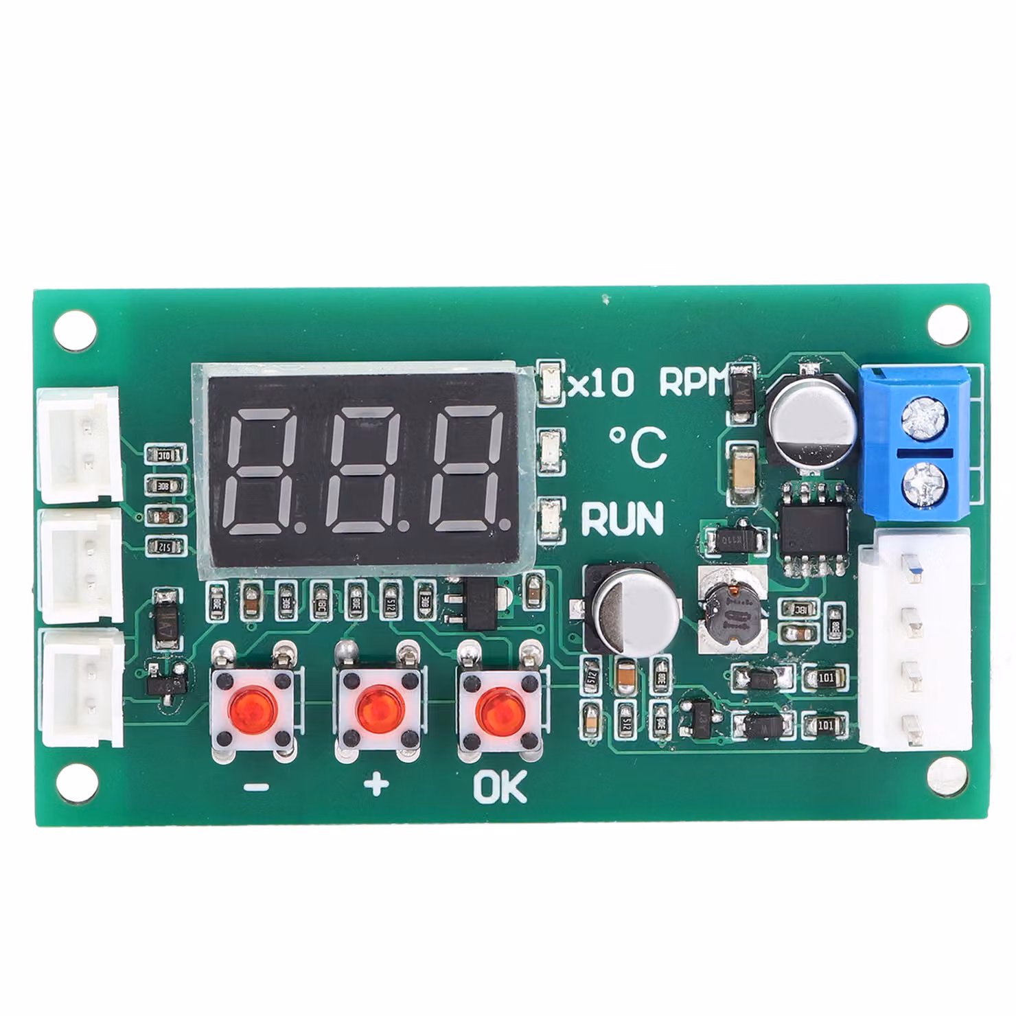 Regolatore di controllo della temperatura del ventilatore, regolatore di controllo della temperatura del ventilatore PWM, interruttore elettronico del modulo di controllo della temperatura, modulo elettronico di controllo della temperatura, modulo termost