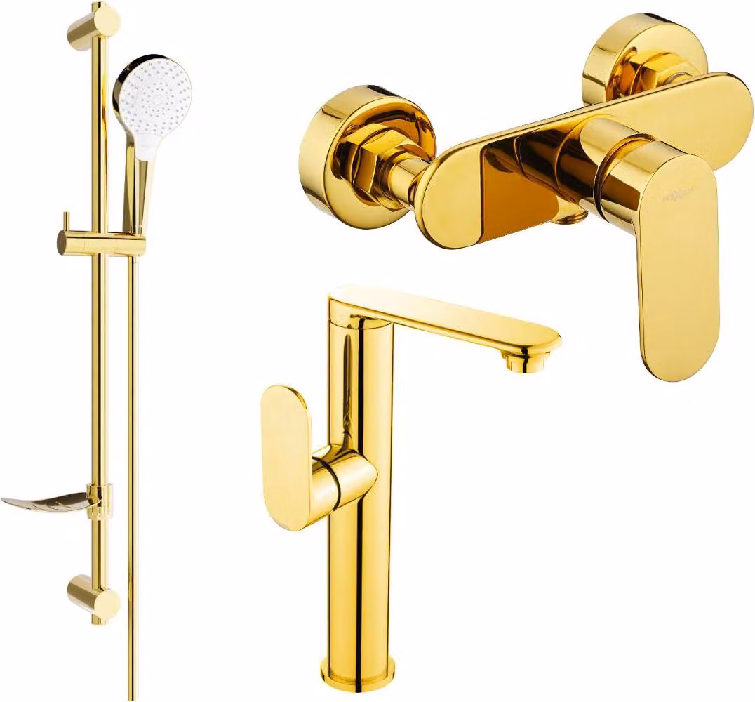Mexen Milo DF05 set doccia, oro - 713154DF05-50