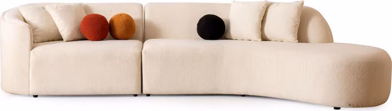 Designer Weiß Couch Sofa Ecksofa L-Form Modern Möbel wohnzimmer Eckgarnitur
