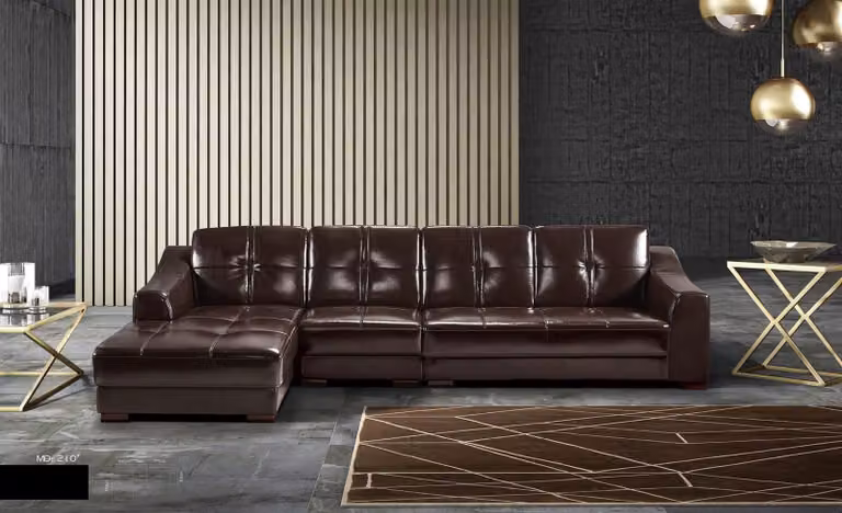 Polster Couch Leder Sofa Landschaft Eck Sofas Eck Garnitur Sitz Wohn Zimmer