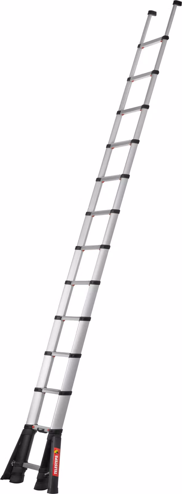 Telesteps PrimeLine Teleskop-Anlegeleiter mit Stabilisator / Anlegeleiter 4,1 m
