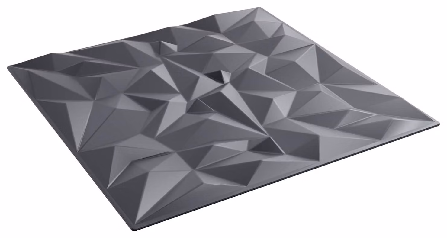 Pannelli da parete 48 pcs Grigio ametista 50 x 50 cm