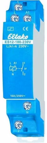 Eltako Interruttore elettronico a impulso ES12-100-230V 1S 16 A 21100000