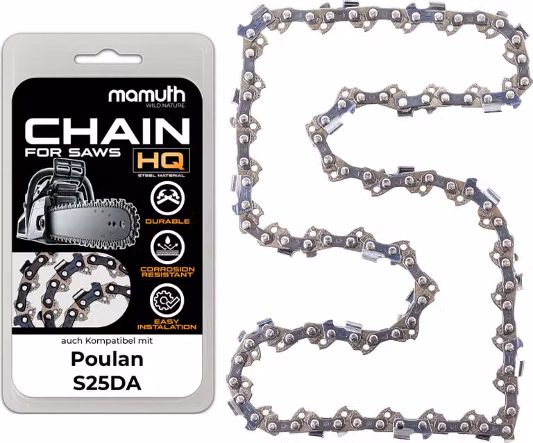 Catena per sega 40 cm 1,1 mm 3,8" 57TG per Poulan S25DA