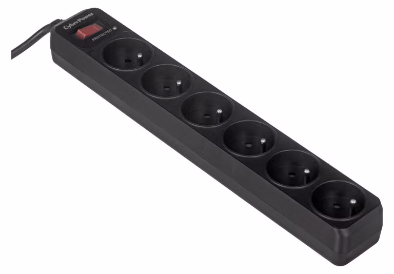 Protezione da sovratensione CyberPower Tracer III B0620SC0-FR 6 uscite AC 200 - 250 V 1,8 m Nero