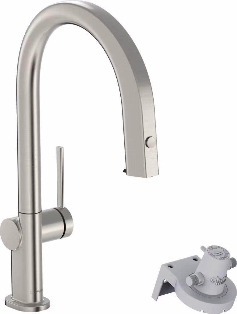 hansgrohe Aqittura M91 Mitigeur de cuisine, Filtersystem 210, extractible jusquà 50cm, 1jet, 76803800, 76803800