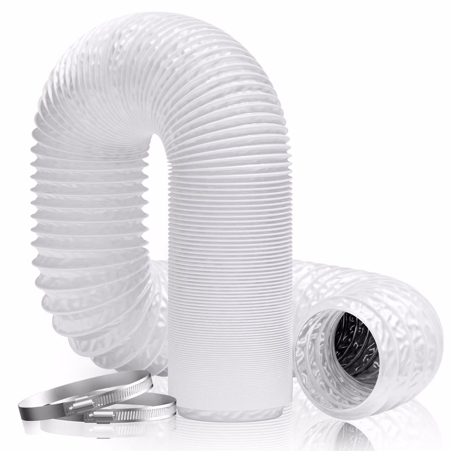 Tubo di scarico per condizionatori portatili, marca Hon&Guan, diametro 100 mm, lunghezza 5 metri