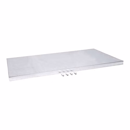 STIER Ripiano zincato 1000x600 mm per armadio da officina LP, comprensivo di 4 supporti, dimensioni 1000 x 600 mm, con struttura piatta per la massima capacità di stoccaggio