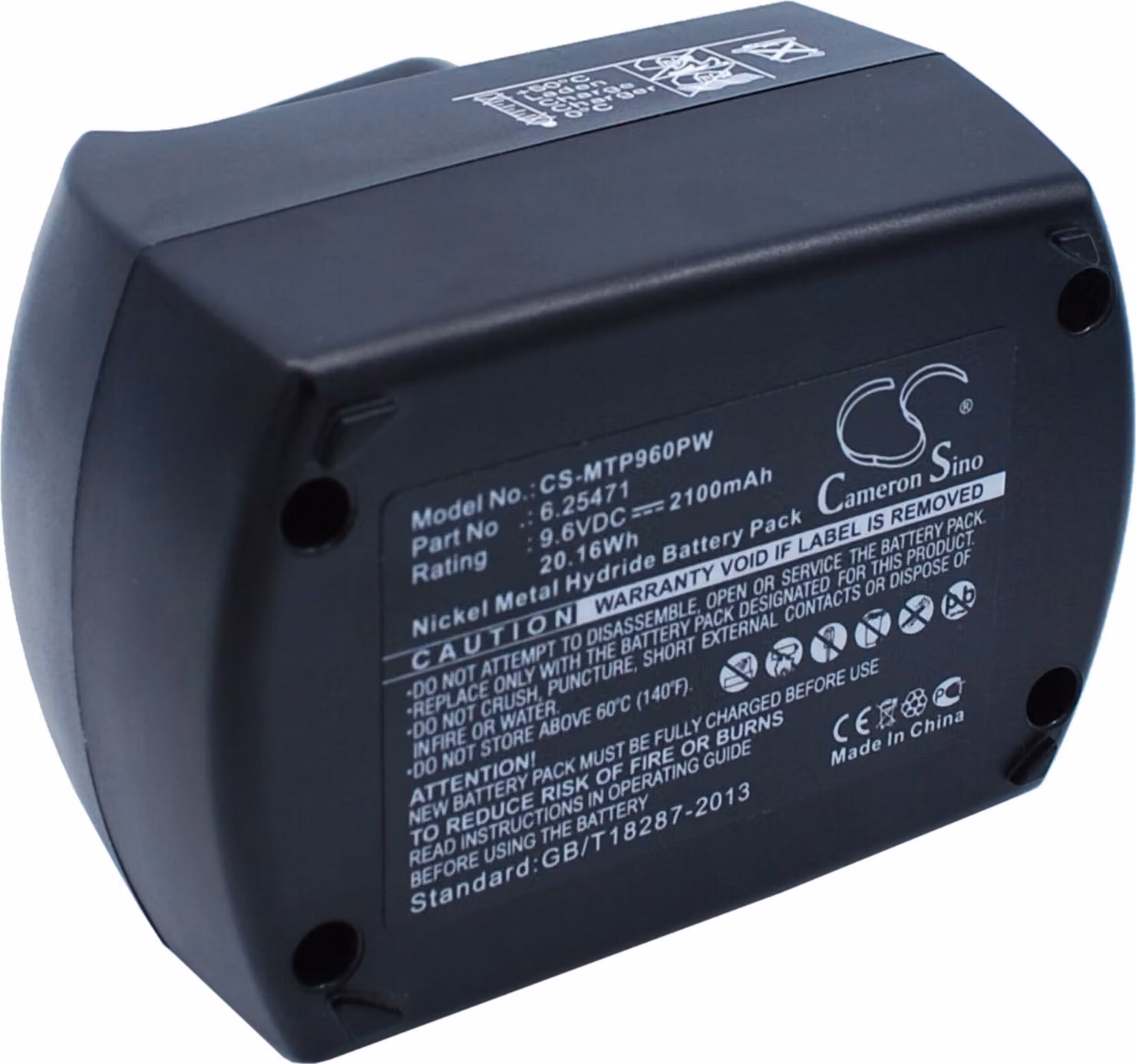 TECHTEK Batteria compatibile con [Metabo] BS 9.6, BS9.6, BSP9.6, BSZ9.6, BSZ9.6 Air cooled, BSZ9.6IM Plus, BZ9.6SP, Implus, KSA9.6, SB9.6, SBP9.6, SB
