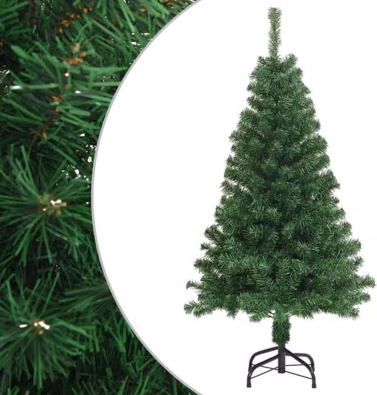 Maison Exclusive - Albero di Natale artificiale con rami folti, verde, 120 cm, in PVC