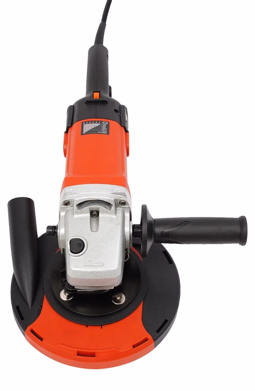 Fresatrice per calcestruzzo, impugnatura ergonomica, design per il controllo della polvere, colore rosso, spina europea da 220V-240V