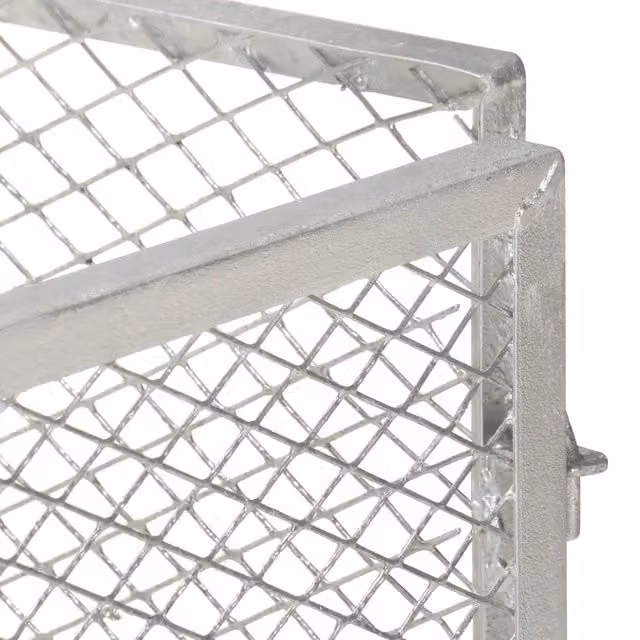 Compostiera da Giardino 85x85x70 cm in Ferro Zincato 146149