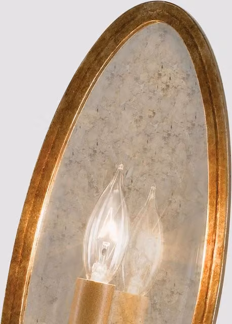 Applique Feiss Valentina in metallo bronzo e vetro trasparente con attacco E14 – 1