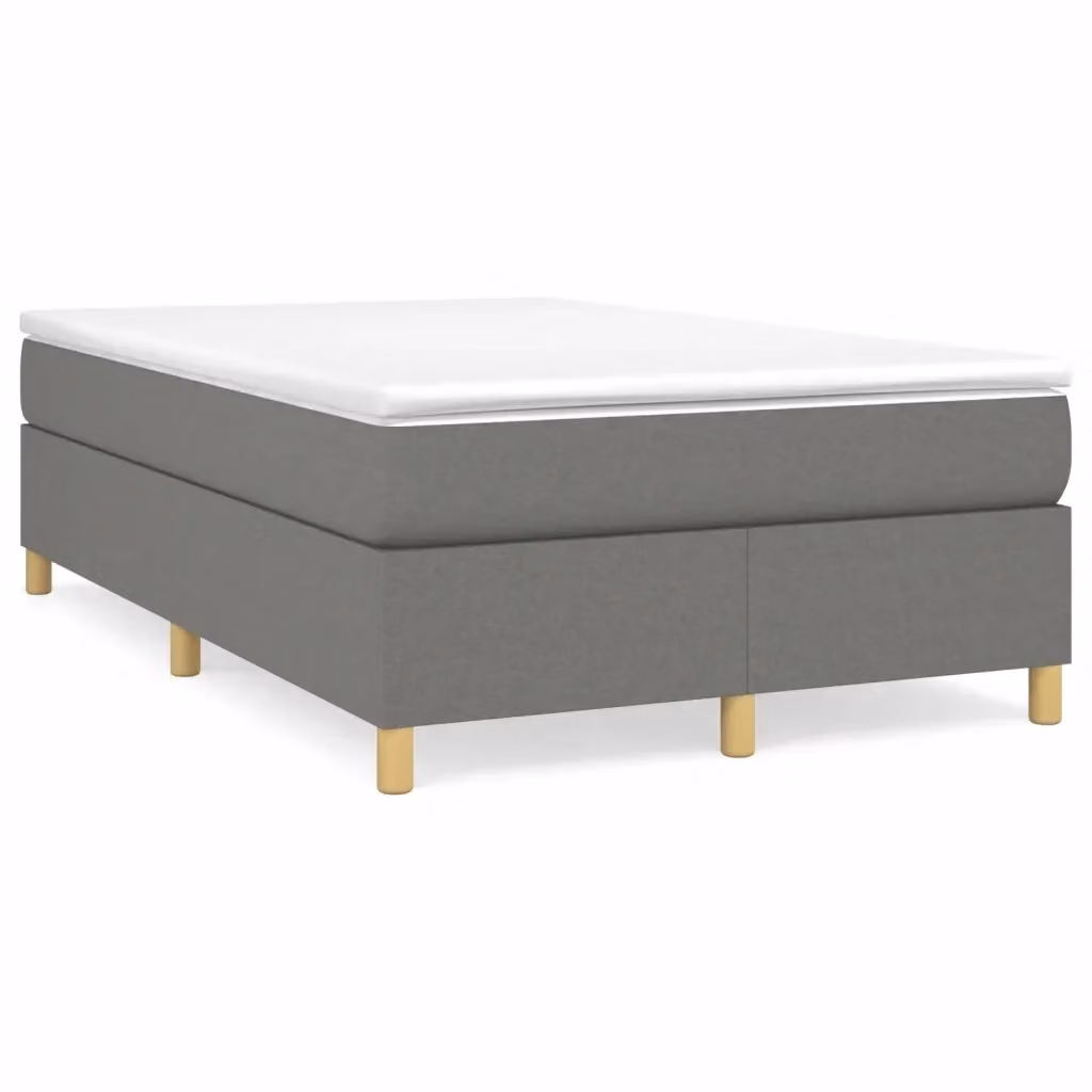 Letto Ibrido con Giroletto a Molle e Materasso vidaXL Grigio e Bianco L/P: 120 x 200 cm – 2