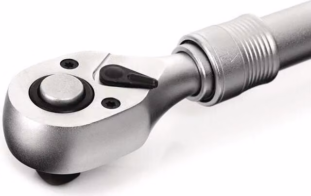Cricchetto telescopico da 1/2" con 72 denti e leva di commutazione