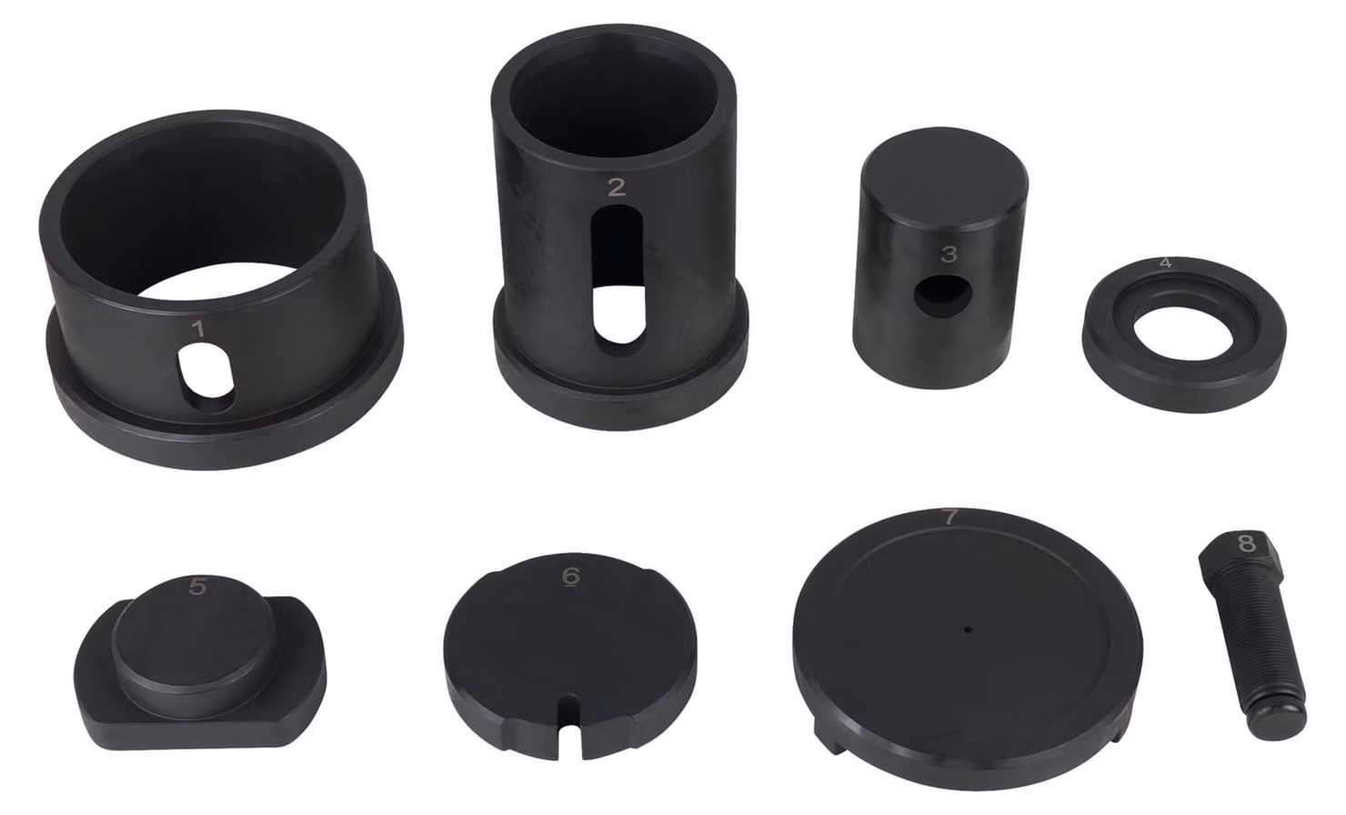 KS TOOLS Set di boccole triangolari per DAF Ø 70 mm 8 pezzi - 460.3925