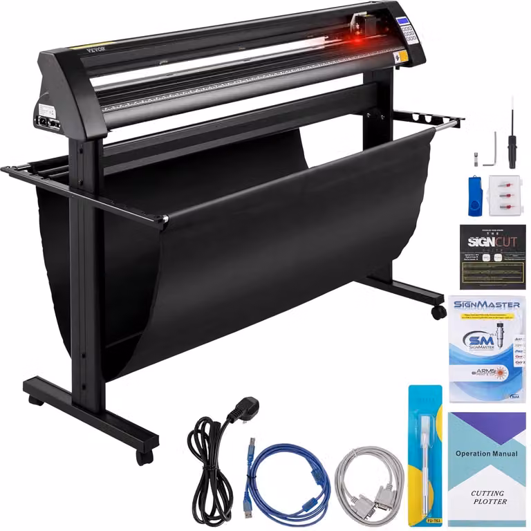 Tagliacarte in vinile - Plotter da taglio - Plotter per vinile - Plotter per adesivi - Larghezza di taglio: 1350 mm