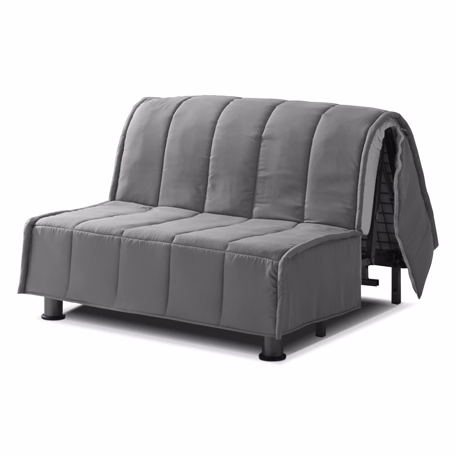 Copertura Divano Letto + Cuscini EVENING 120x190 cm Grigio