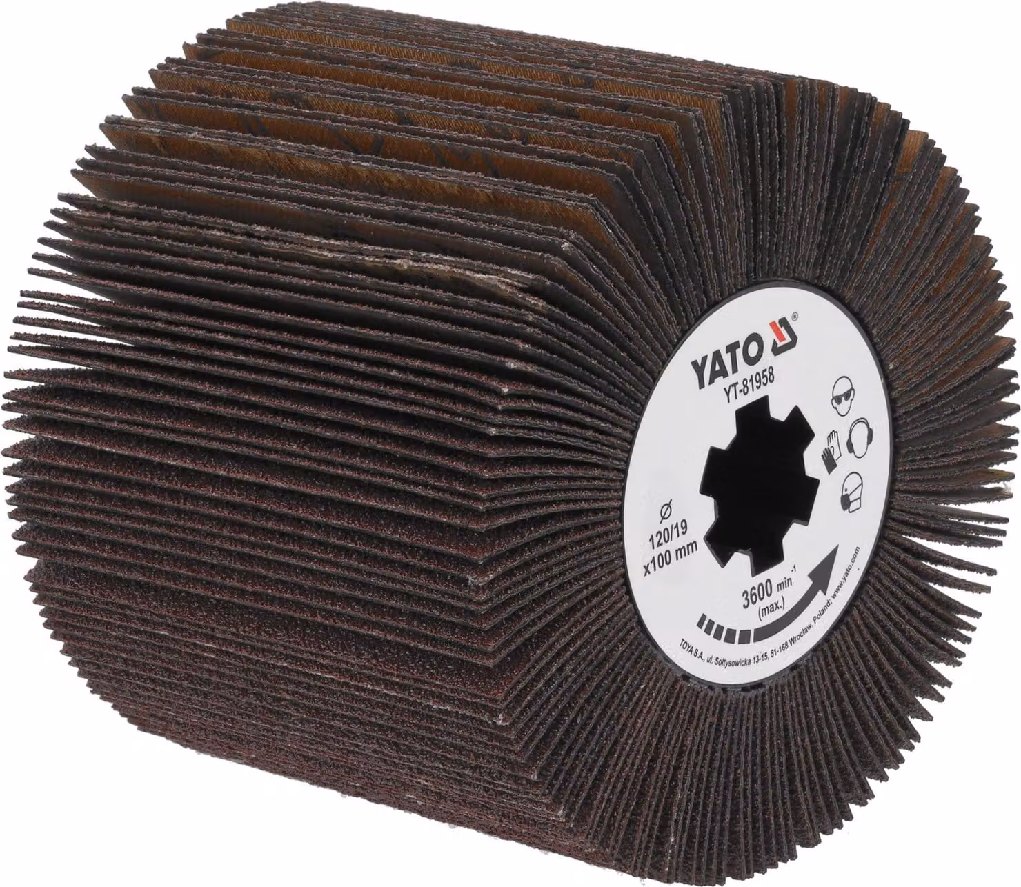 Spazzola a lamelle P120 per satinatrici 120x100x19 mm