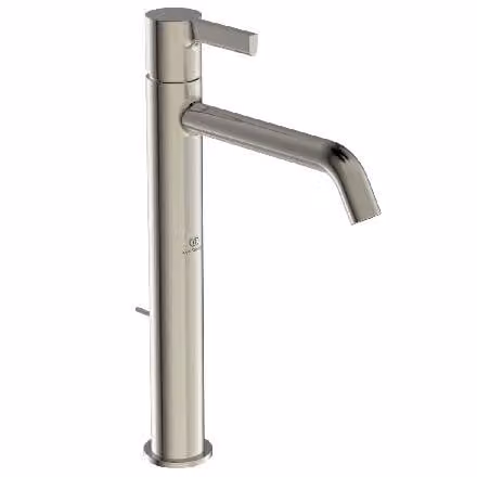 Ideal Standard Joy - Miscelatore per lavabo con bocca di erogazione, Silver Storm BC781GN
