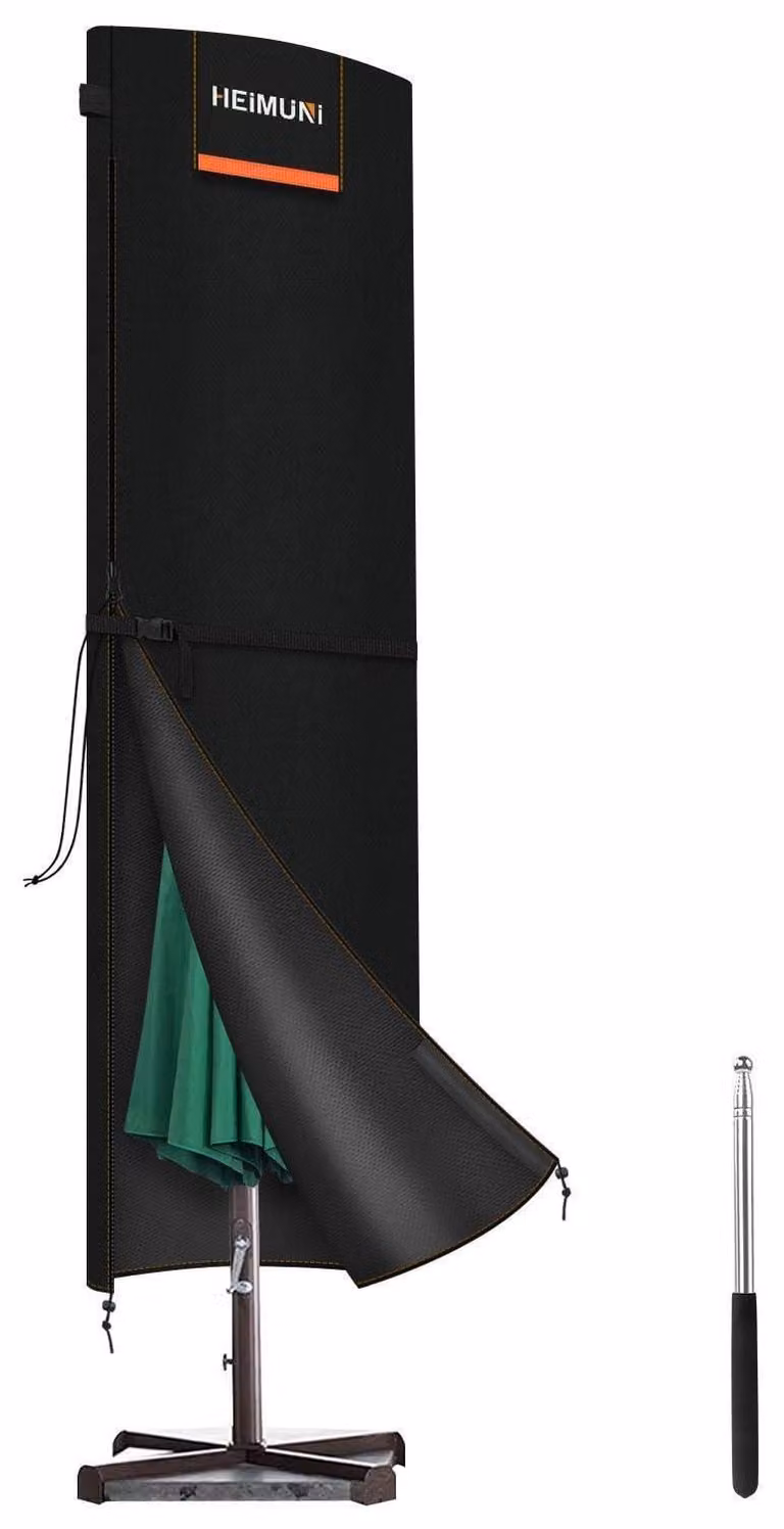 Copertura protettiva per ombrellone da giardino, dimensioni 250x64 cm, tessuto Oxford 420D, impermeabile, resistente ai raggi UV e al vento